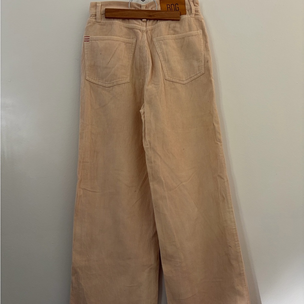 Urban Outfitters Women's Cream Corduroy Wide-Leg Jeans - Picture 4 of 5